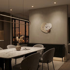 Modern Clock For Living Room Wall Scandinavian Design Silent
