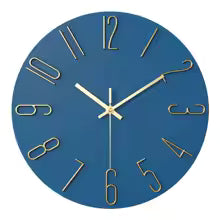 Wall Clock Modern Round Silent