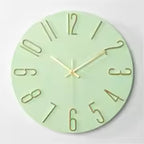 Wall Clock Modern Round Silent