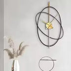 Large Iron Wall Clocks Metal - Modern Design Art