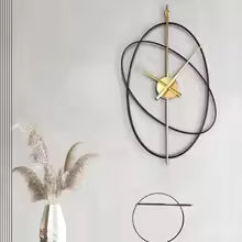 Large Iron Wall Clocks Metal - Modern Design Art