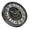Large Retro Industrial Roman Wall Clock
