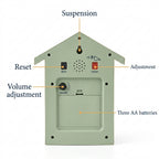 Pendulum Wall Clock For Living Room Cuckoo Green