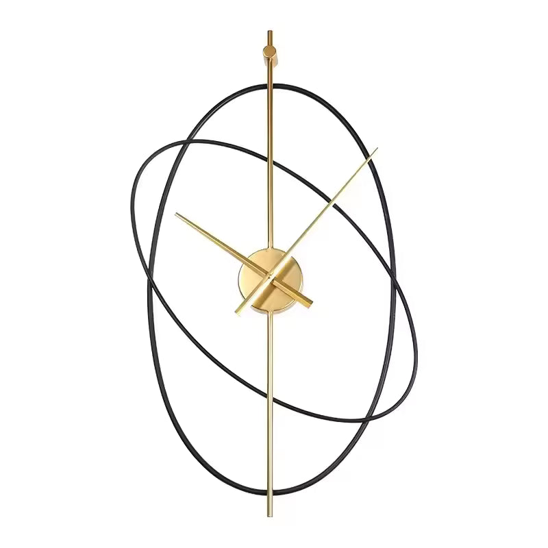 Large Iron Wall Clocks Metal - Modern Design Art