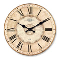 American Retro Large Wooden Wall Clock