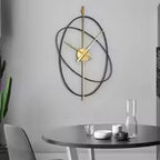 Large Iron Wall Clocks Metal - Modern Design Art