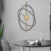 Large Iron Wall Clocks Metal - Modern Design Art