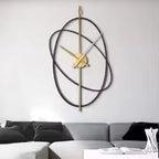 Large Iron Wall Clocks Metal - Modern Design Art
