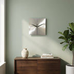 Modern Square Smart Metal Wall Clock