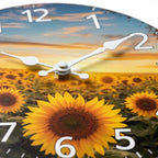 Sunflower Wall Clock, Silent Kitchen Wall Clock