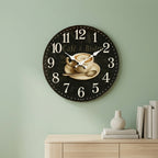 Kitchen Wall Clock Coffee Illustration