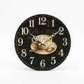Kitchen Wall Clock Coffee Illustration