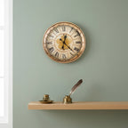 American Vintage Gear Metal Wall Clock - Antique