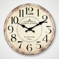 French Retro Still Life Wooden Wall Clock