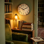 French Retro Still Life Wooden Wall Clock