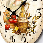 Vintage Provence Wooden Wall Clock