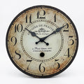 Retro "Antoine De Praiteon a Paris Depuis 1801" Wooden Wall Clock - Antique