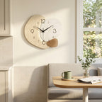 Modern Clock For Living Room Wall Scandinavian Design Silent