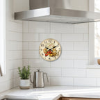 Vintage Provence Wooden Wall Clock