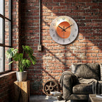 Modern Light Luxury Glass & Crystal Wall Clock