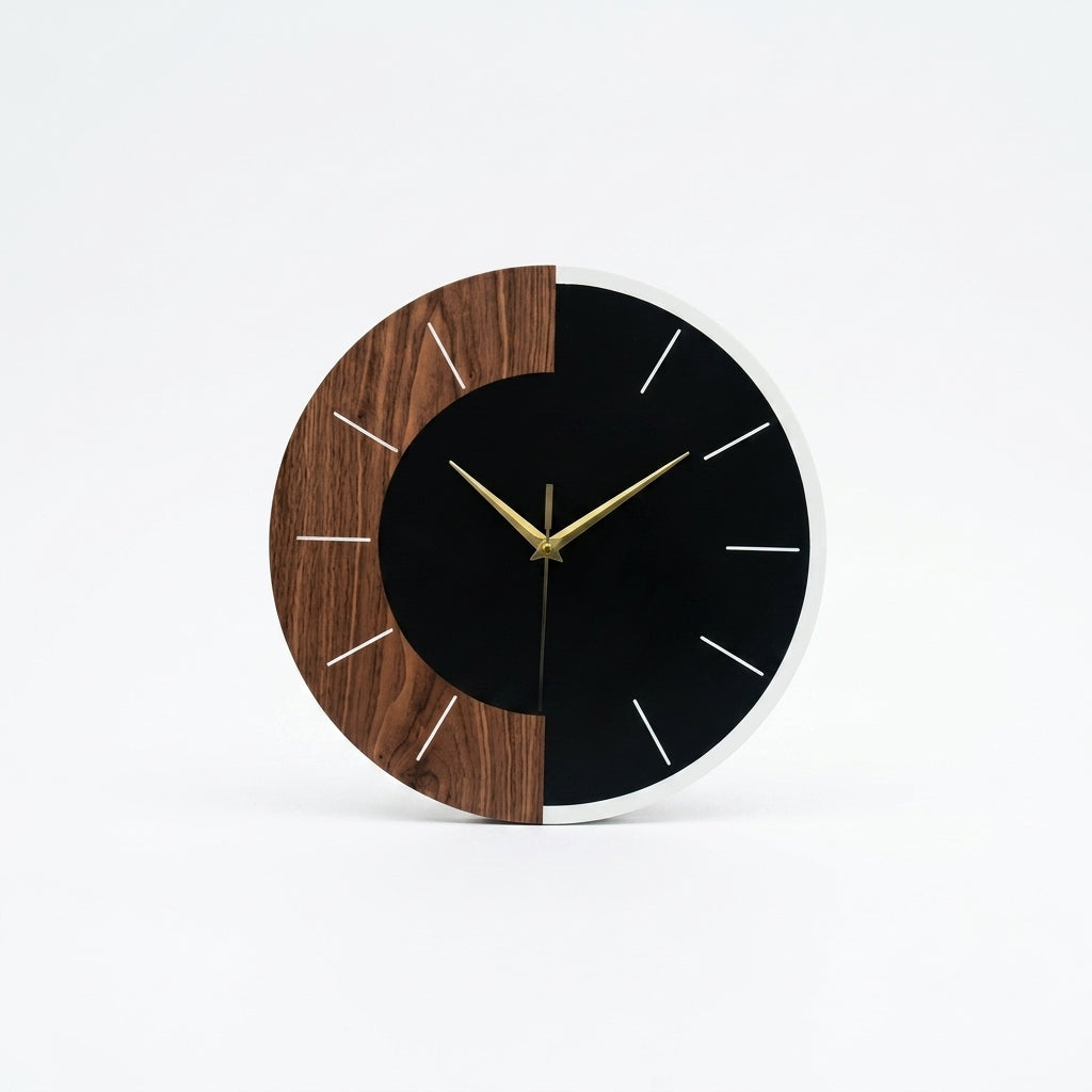 Modern Nordic Double-Color Wall Clock