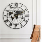 Vintage Industrial Iron Wall Clock