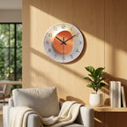 Modern Light Luxury Glass & Crystal Wall Clock