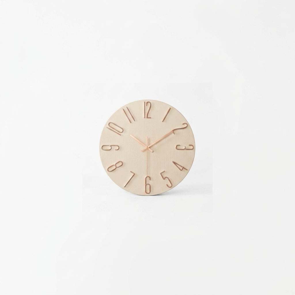 Modern Round Simple Silent Wall Clock