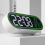 Large Digital Wall Clock LED Oval