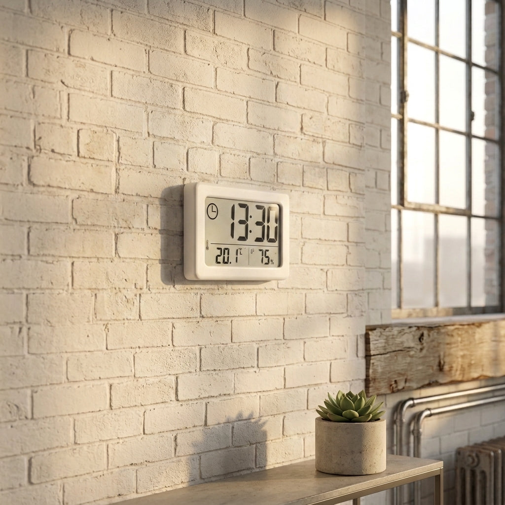 Electornic Wall Clock -Thermometer - Hygrometer