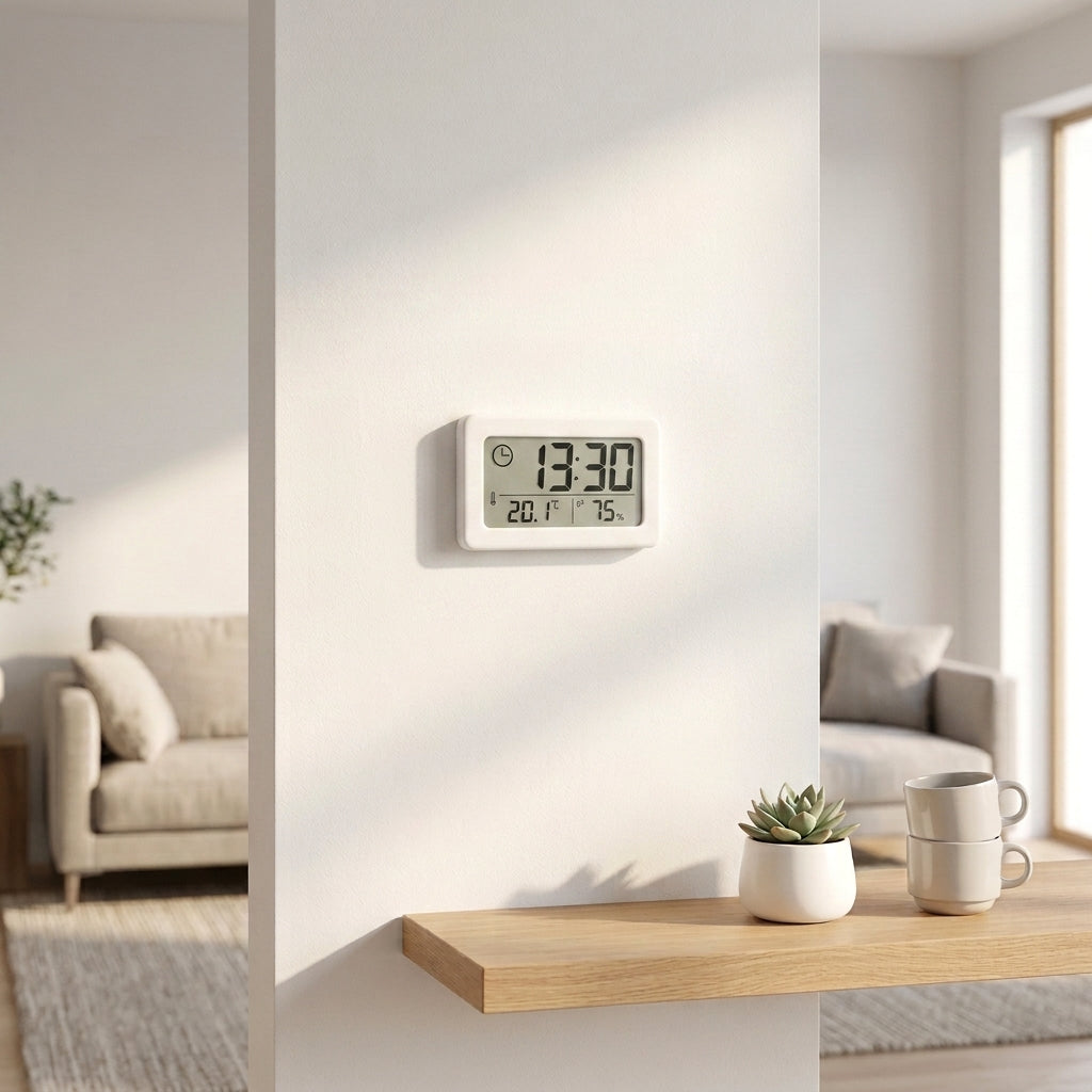 Electornic Wall Clock -Thermometer - Hygrometer
