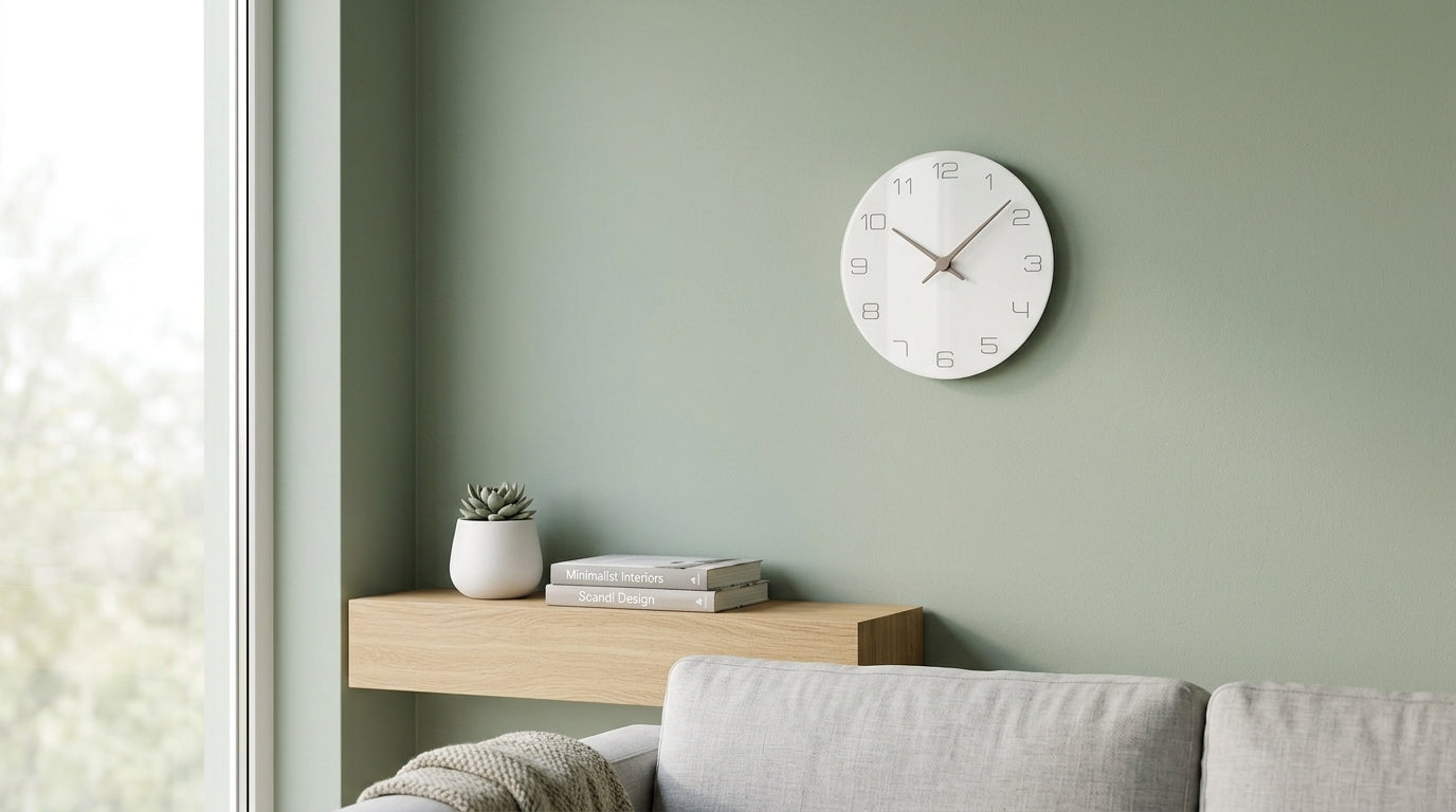 Modern Creative Minimalist Wooden Wall Clock