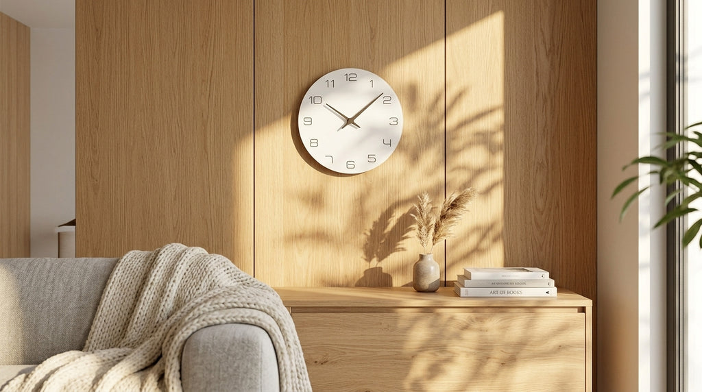 Modern Creative Minimalist Wooden Wall Clock
