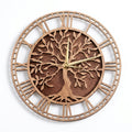 Tree of Life Wooden Wall Clock