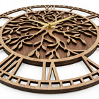 Tree of Life Wooden Wall Clock