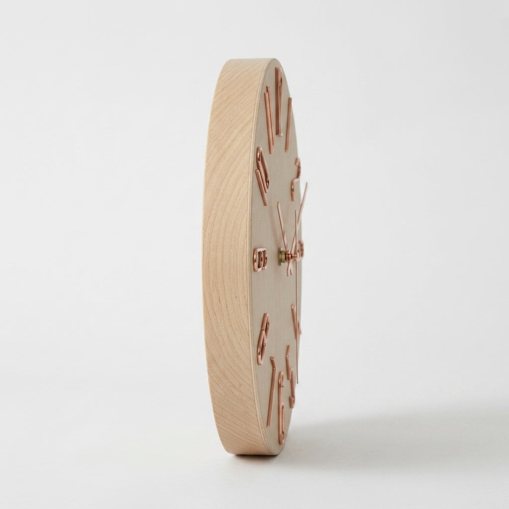 Wall Clock Modern Round Silent