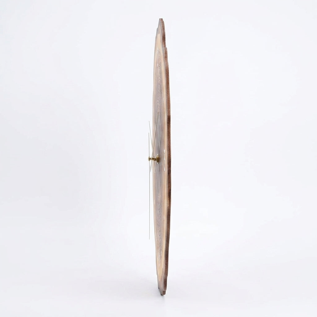 Silent Quartz Wooden Wall Clock