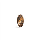 Wave Pattern Wood-Grain Wall Clock, Silent Sculptural Clock