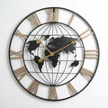 Vintage Industrial Iron Wall Clock