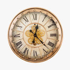 American Vintage Gear Metal Wall Clock - Antique
