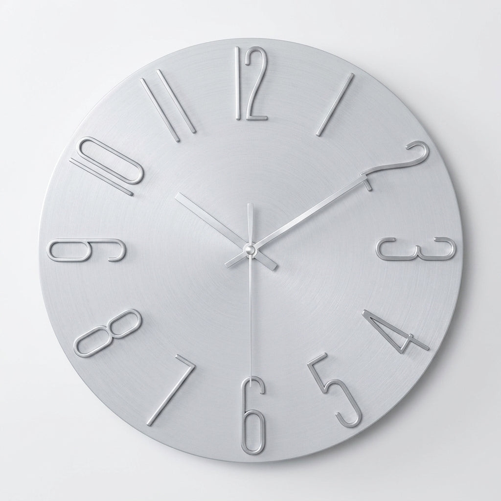 Modern Style Wall Clock Round Silent