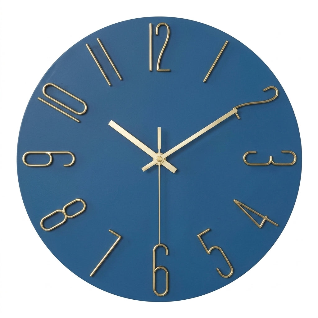 Modern Style Wall Clock Round Silent