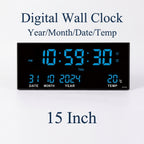Large LED Digital Wall Clock
