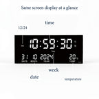 Large LED Digital Wall Clock