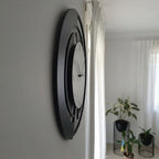 Large Black Nordic Wall Clock