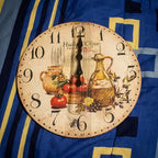 Vintage Provence Wooden Wall Clock