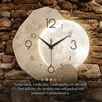 Modern Clock For Living Room Wall Moon Design Silent